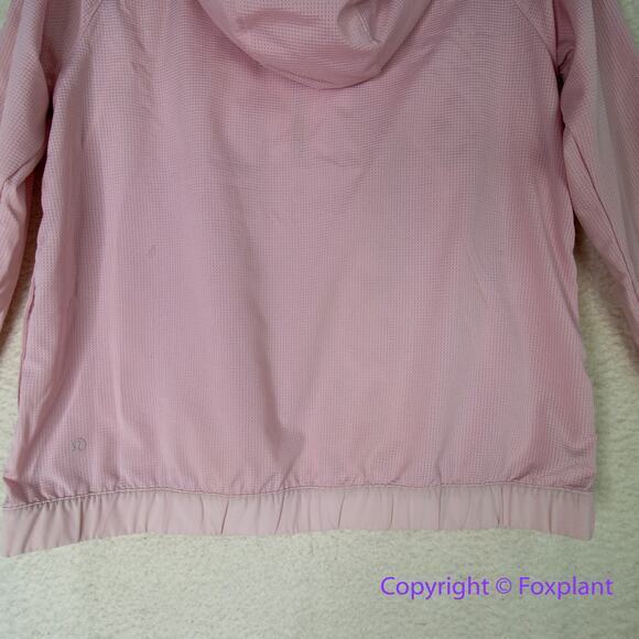 LuluLemon‎ Pack light pull over Dusty Rose Pink 1/2 Zip Pullover top, size 8 - Picture 10 of 16